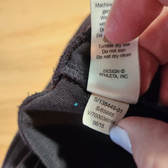 Athleta Metro Slouch Black Jogger Pants with Zipper Pockets,‎ Size LP - Picture 9 of 10